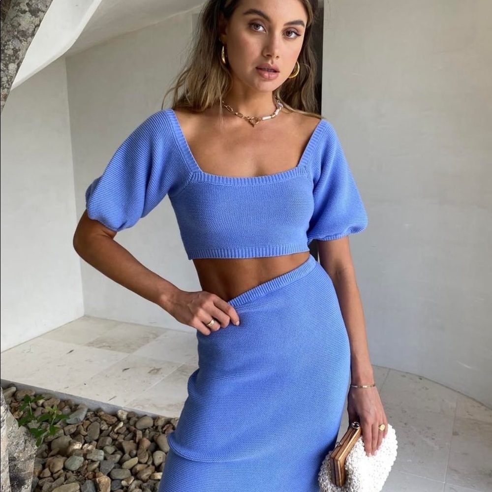 Sabo Skirt Graylee Knit Top Small